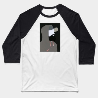 Black Hooded Rosi Feist Baseball T-Shirt